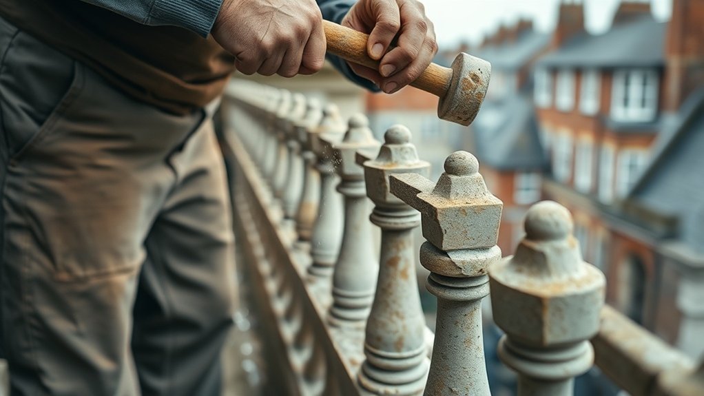 Balustrade Repair Moorgate