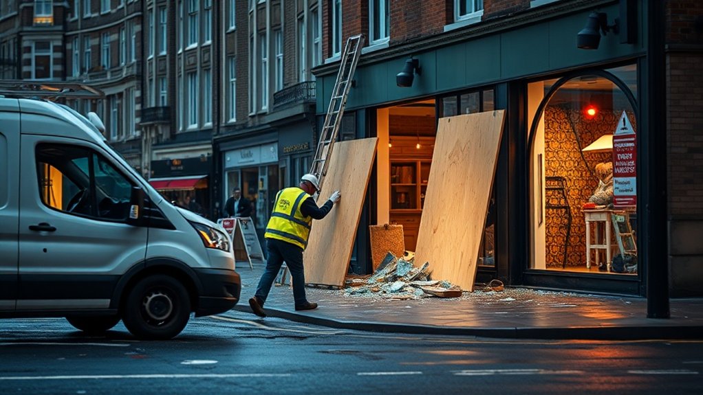 Boarding Up Service Moorgate