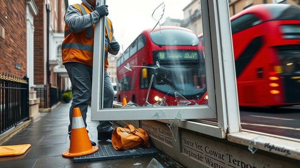 Broken Glass Replacement Moorgate