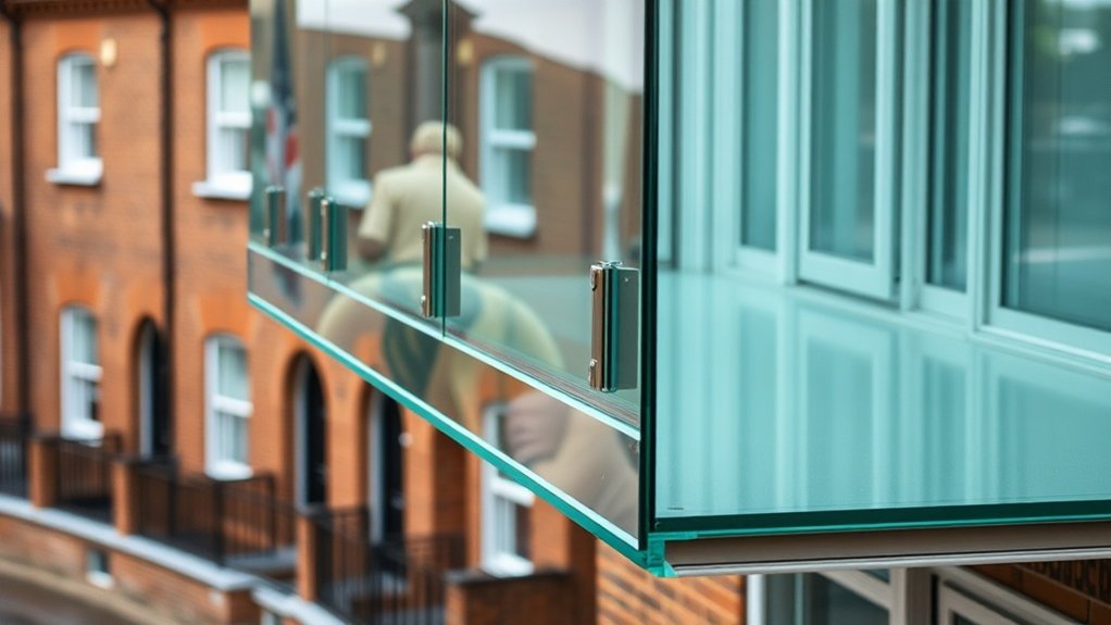 Glass Balcony Installation Moorgate
