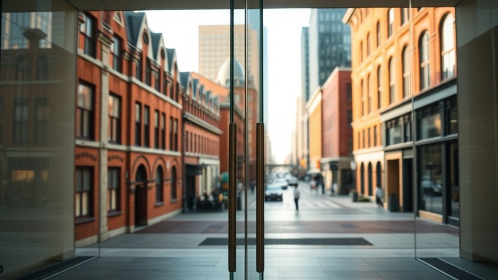 Glass Doors Liverpool Street