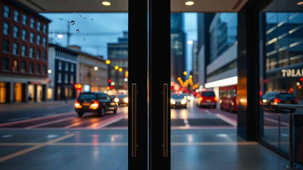 Glass Doors Broadgate