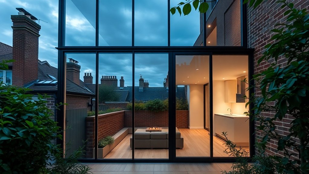 Glass Extension Walls Moorgate