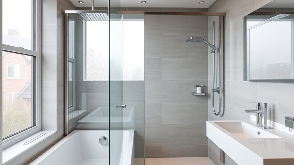 Semi-Frameless Shower Screens Moorgate