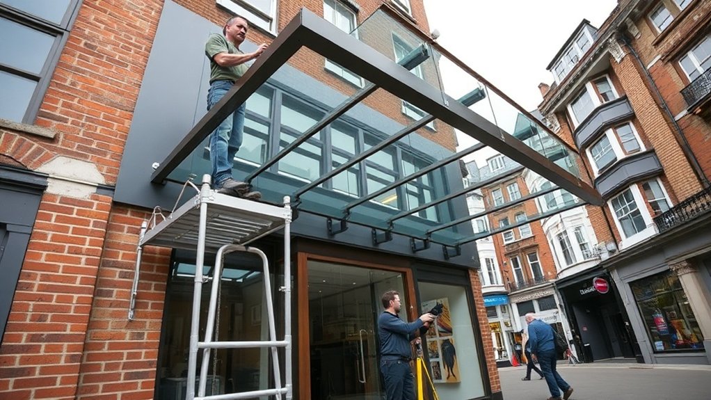 Shopfront Canopy Moorgate