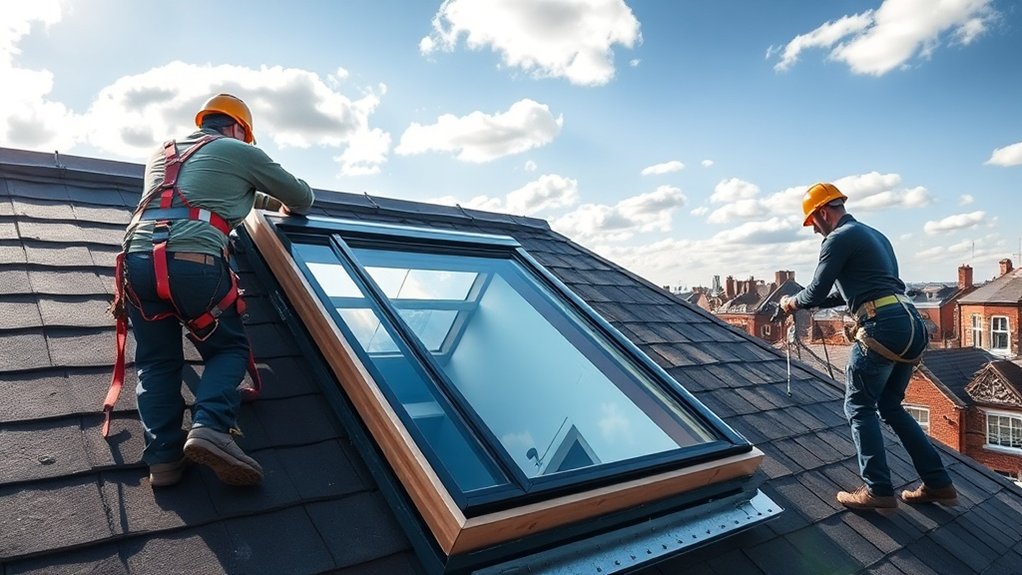 Skylight Installation Finsbury Circus