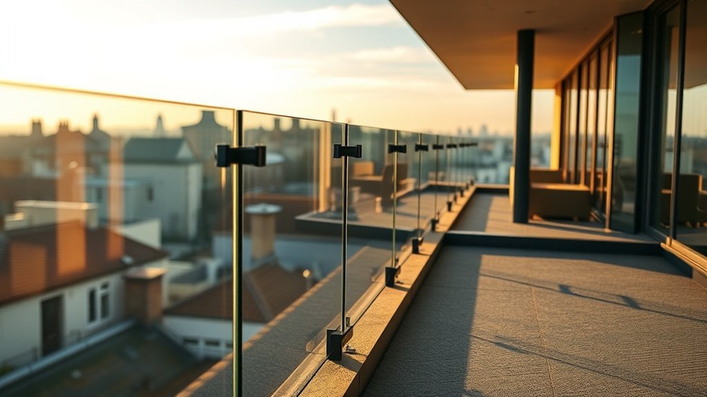 Terrace Glass Balustrades Moorgate