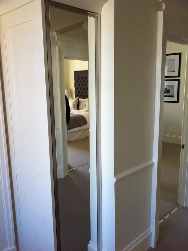 Full-length wardrobe mirror fitted in Moorgate home